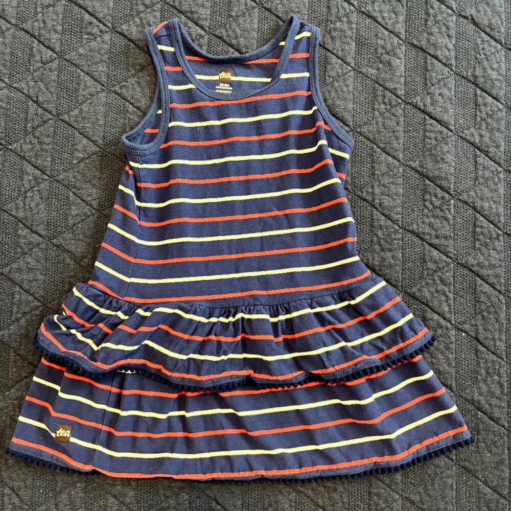 Tea Collection ruffle dress 18-24m toddler girl